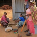 friendly workers | abhayagiri dagoba, anuradhapura