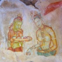 nude women paintings in the cave. palace or monastery. what say you? | sigiriya rock